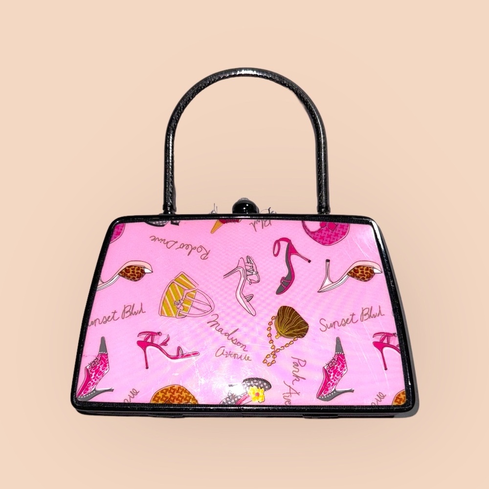 PREZZO Hard Case Purse Handbag Small